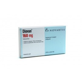 Изображение препарта из Германии: Диован  DIOVAN  160 мг/28 таблеток 